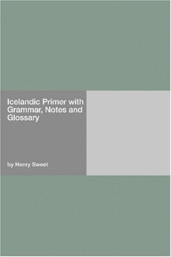 جلد کتاب Icelandic Primer with Grammar, Notes and Glossary