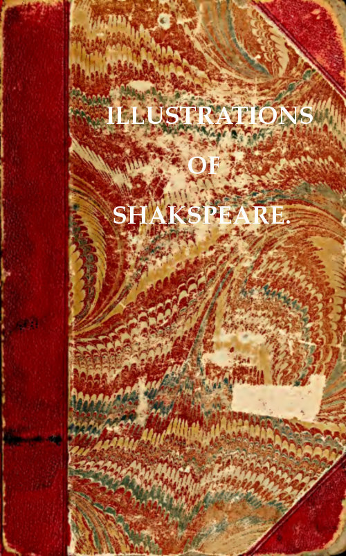 جلد کتاب Illustrations of Shakspeare, and of Ancient Manners