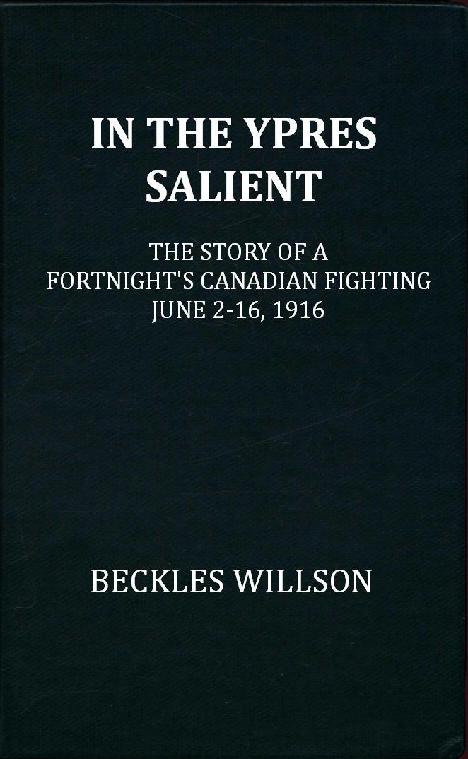 جلد کتاب In the Ypres Salient