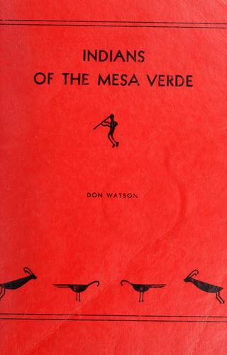 جلد کتاب Indians of the Mesa Verde