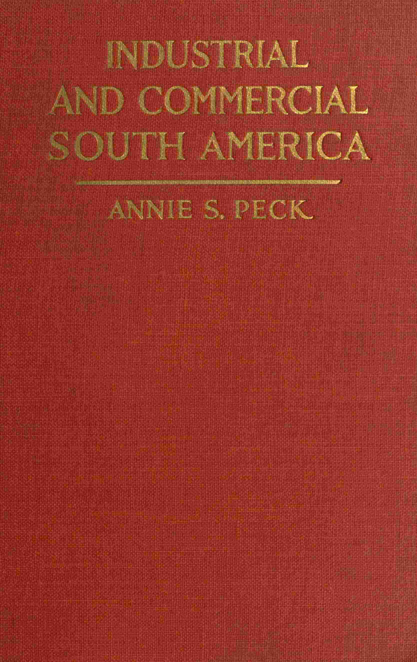 جلد کتاب Industrial and Commercial South America