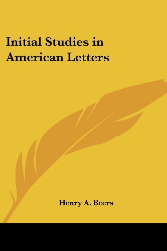 جلد کتاب Initial Studies in American Letters