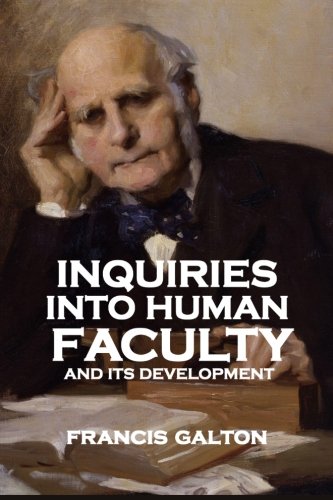 جلد کتاب Inquiries into Human Faculty and Its Development