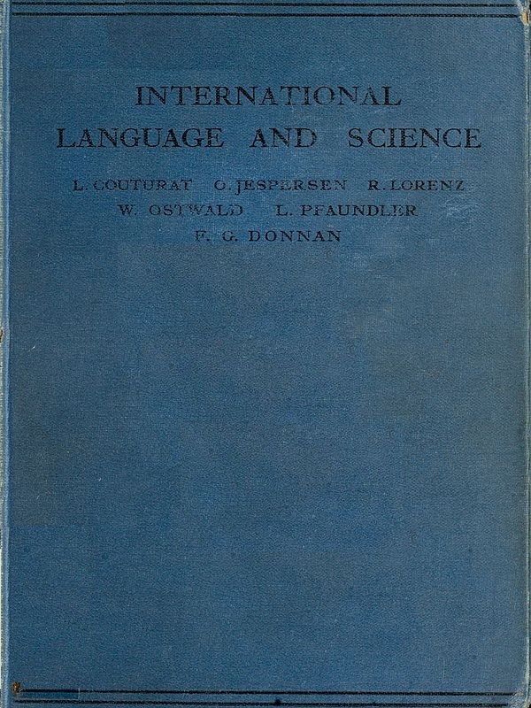 جلد کتاب International Language and Science
