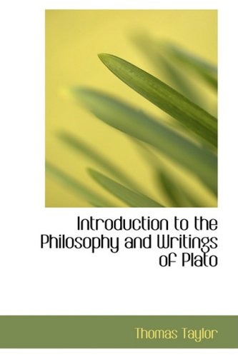 جلد کتاب Introduction to the Philosophy and Writings of Plato