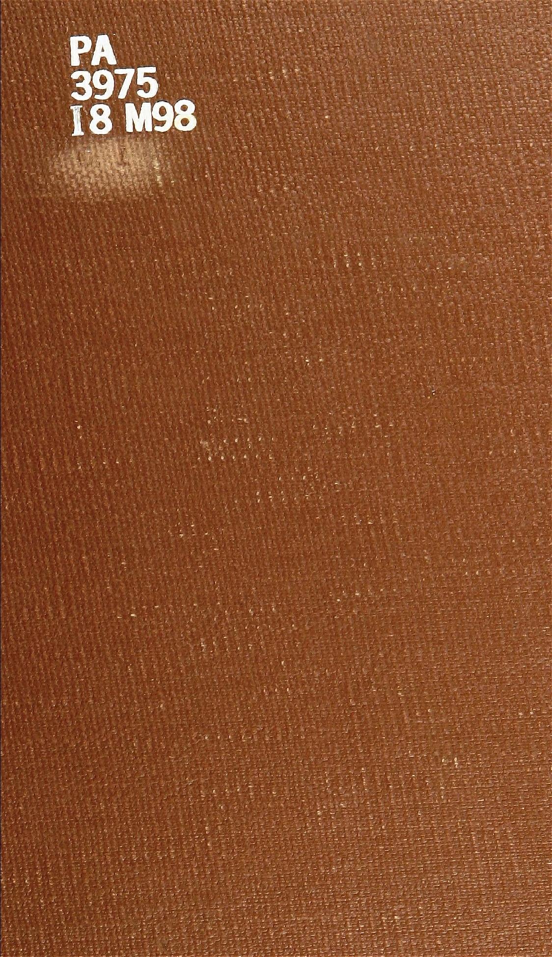جلد کتاب The Iphigenia in Tauris of Euripides