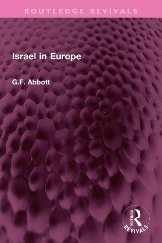 جلد کتاب Israel in Europe