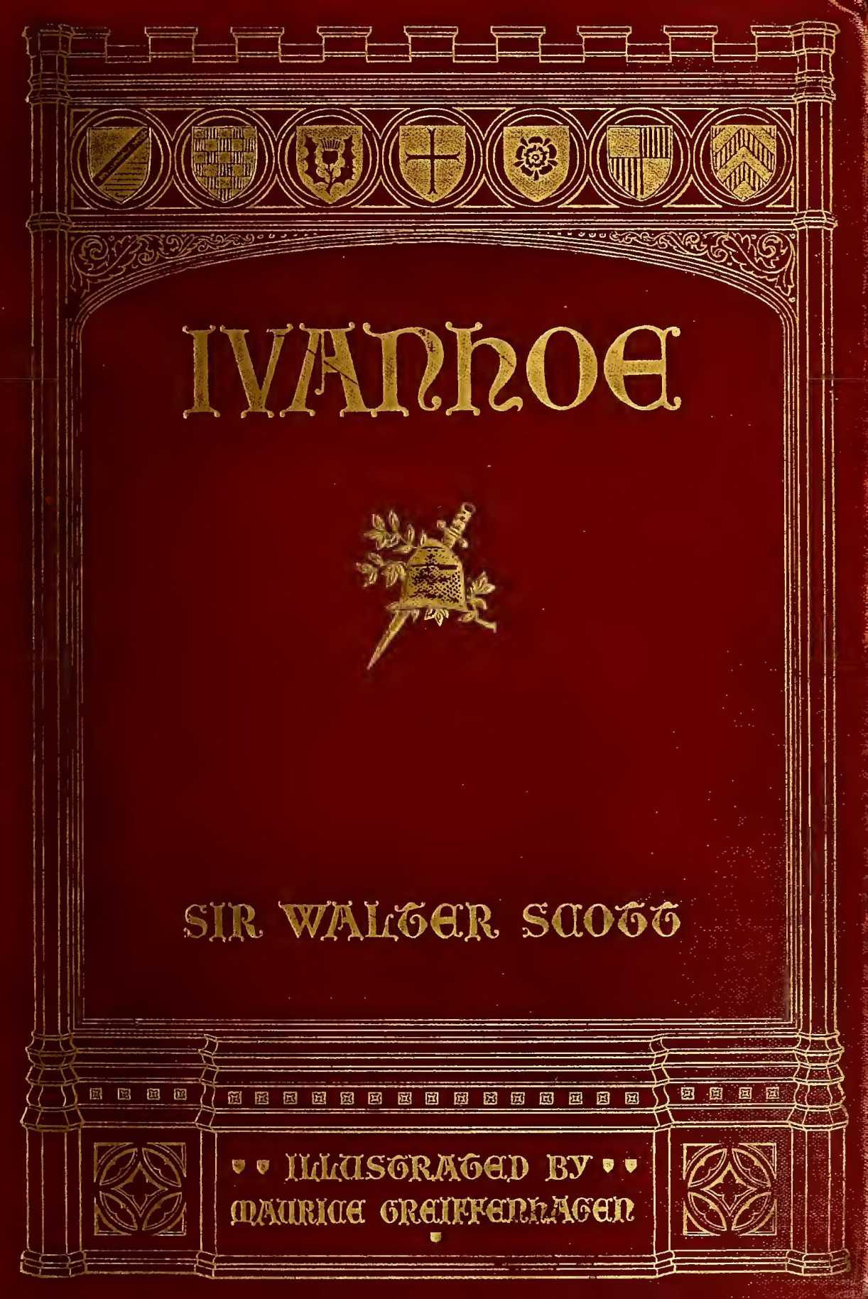 جلد کتاب Ivanhoe: A Romance