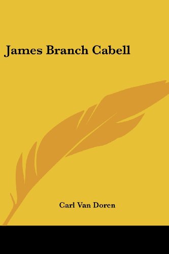 جلد کتاب James Branch Cabell