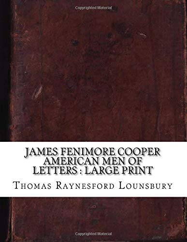 جلد کتاب James Fenimore Cooper