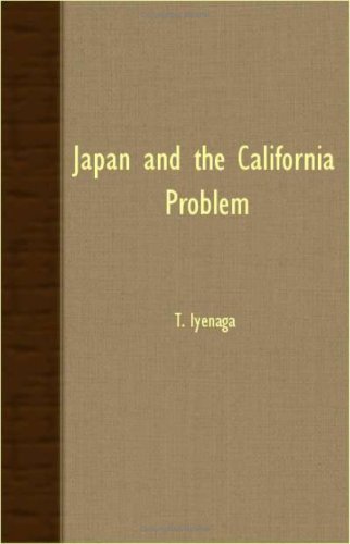 جلد کتاب Japan and the California Problem