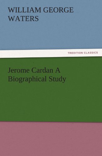 جلد کتاب Jerome Cardan: A Biographical Study