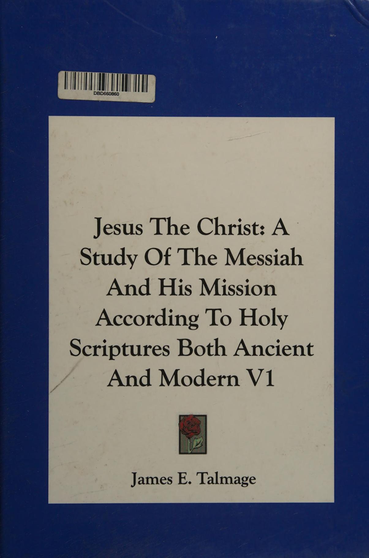 جلد کتاب Jesus the Christ