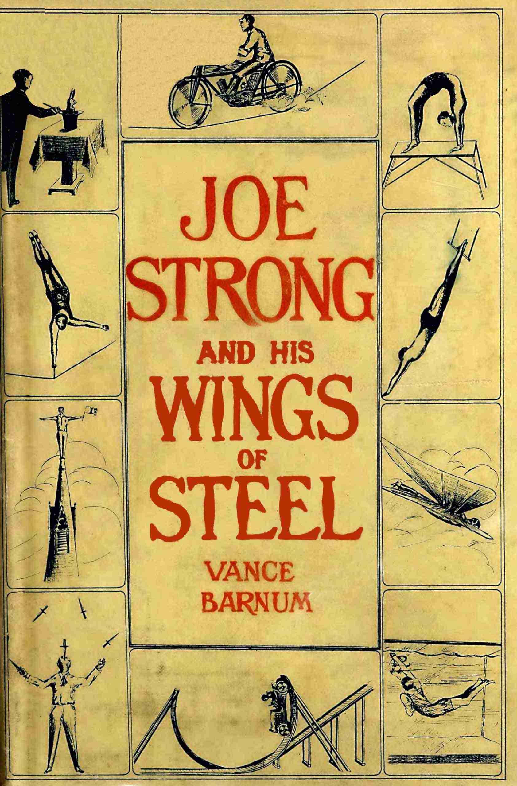 جلد کتاب Joe Strong and His Wings of Steel