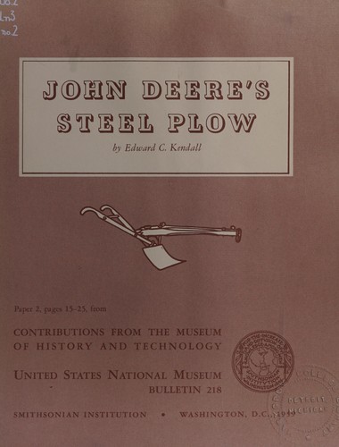 جلد کتاب John Deere's Steel Plow