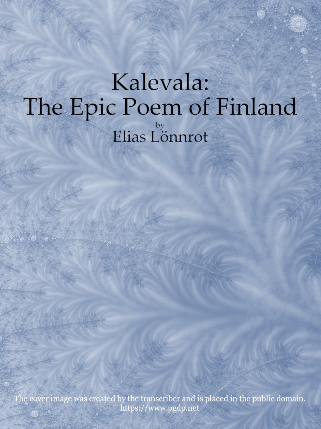 جلد کتاب Kalevala: The Epic Poem of Finland