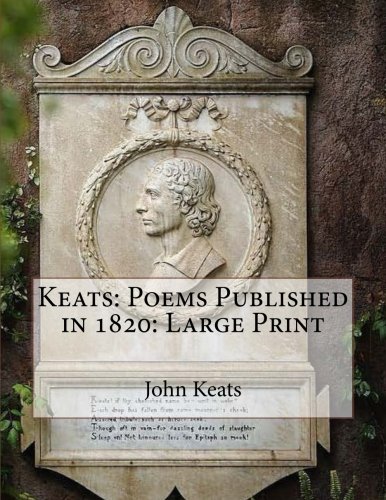 جلد کتاب Keats: Poems Published in 1820
