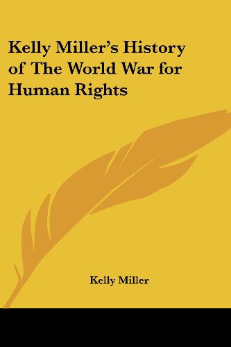 جلد کتاب Kelly Miller's History of the World War for Human Rights