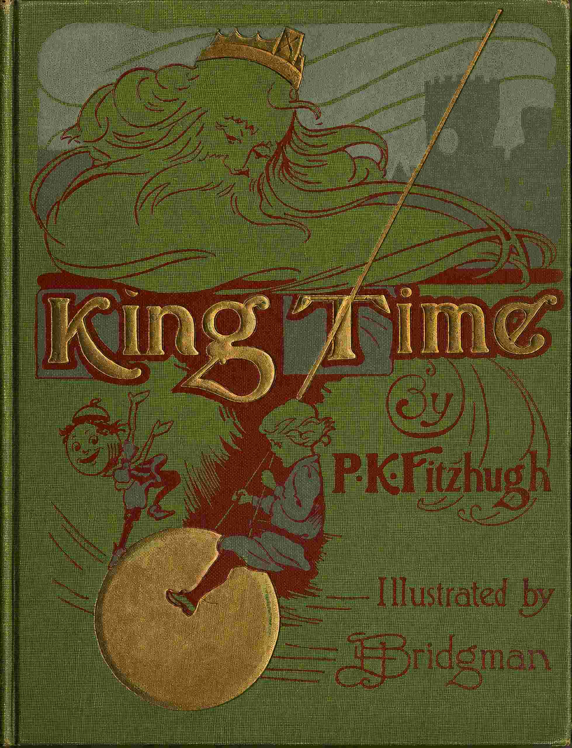 جلد کتاب King Time: or, The Mystical Land of the Hours