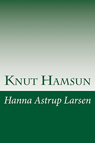 جلد کتاب Knut Hamsun