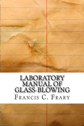 جلد کتاب Laboratory Manual of Glass-Blowing