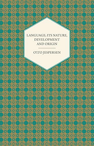 جلد کتاب Language: Its Nature, Development and Origin