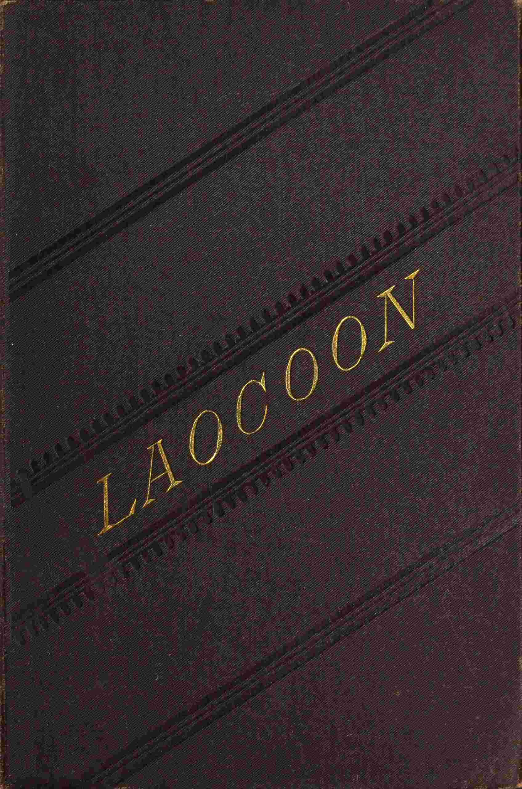 جلد کتاب Laocoon: An Essay upon the Limits of Painting and Poetry