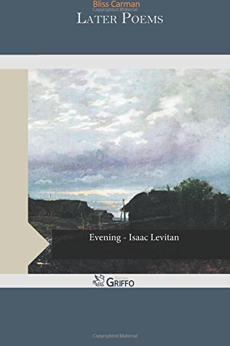 جلد کتاب Later Poems