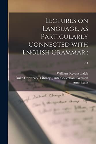 جلد کتاب Lectures on Language