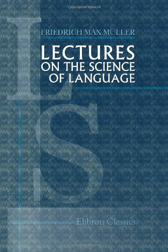 جلد کتاب Lectures on the Science of Language