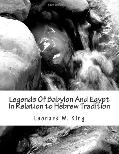 جلد کتاب Legends of Babylon and Egypt in Relation to Hebrew Tradition