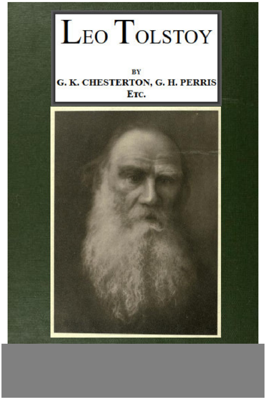 جلد کتاب Leo Tolstoy