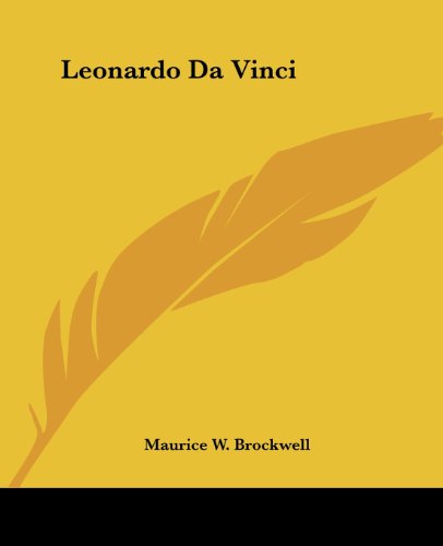 جلد کتاب Leonardo Da Vinci