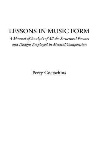 جلد کتاب Lessons in Music Form
