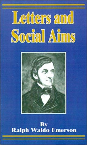 جلد کتاب Letters and Social Aims