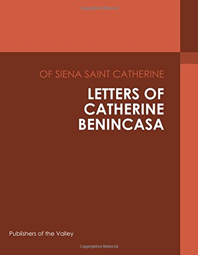 جلد کتاب Letters of Catherine Benincasa
