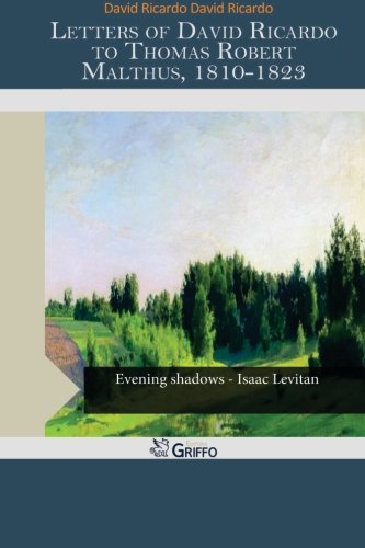 جلد کتاب Letters of David Ricardo to Thomas Robert Malthus