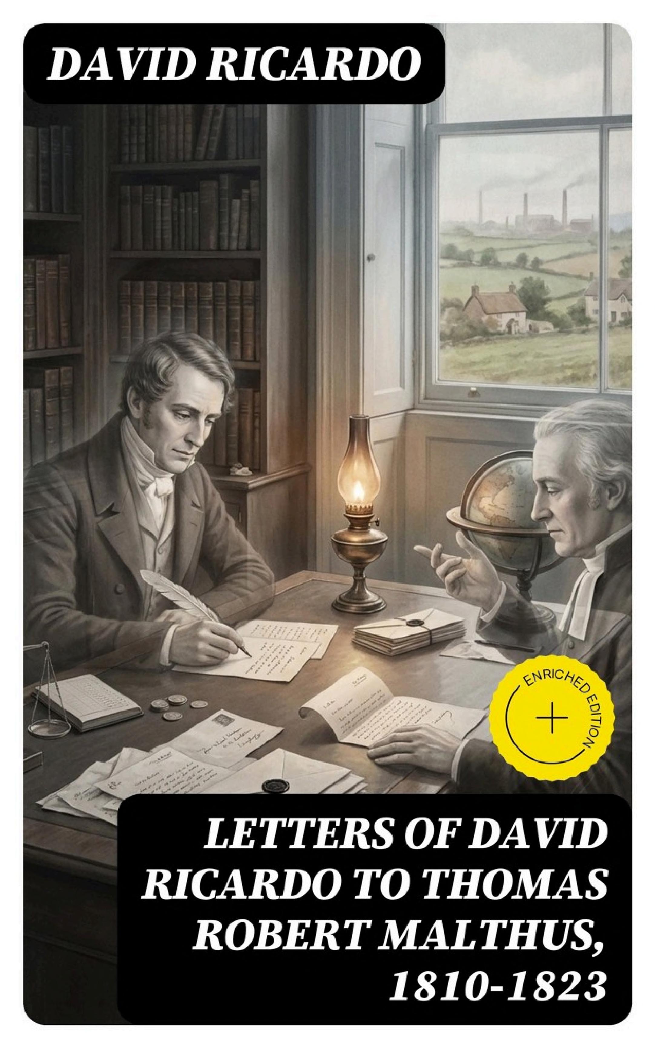 جلد کتاب Letters of David Ricardo to Thomas Robert Malthus