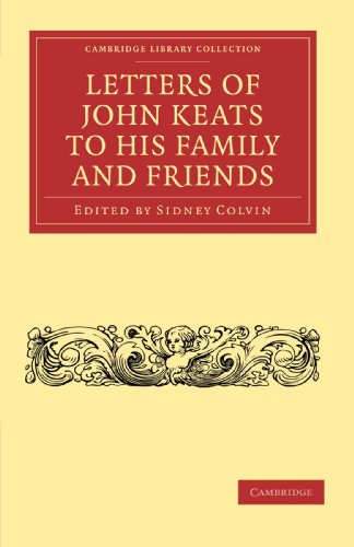 جلد کتاب Letters of John Keats to His Family and Friends
