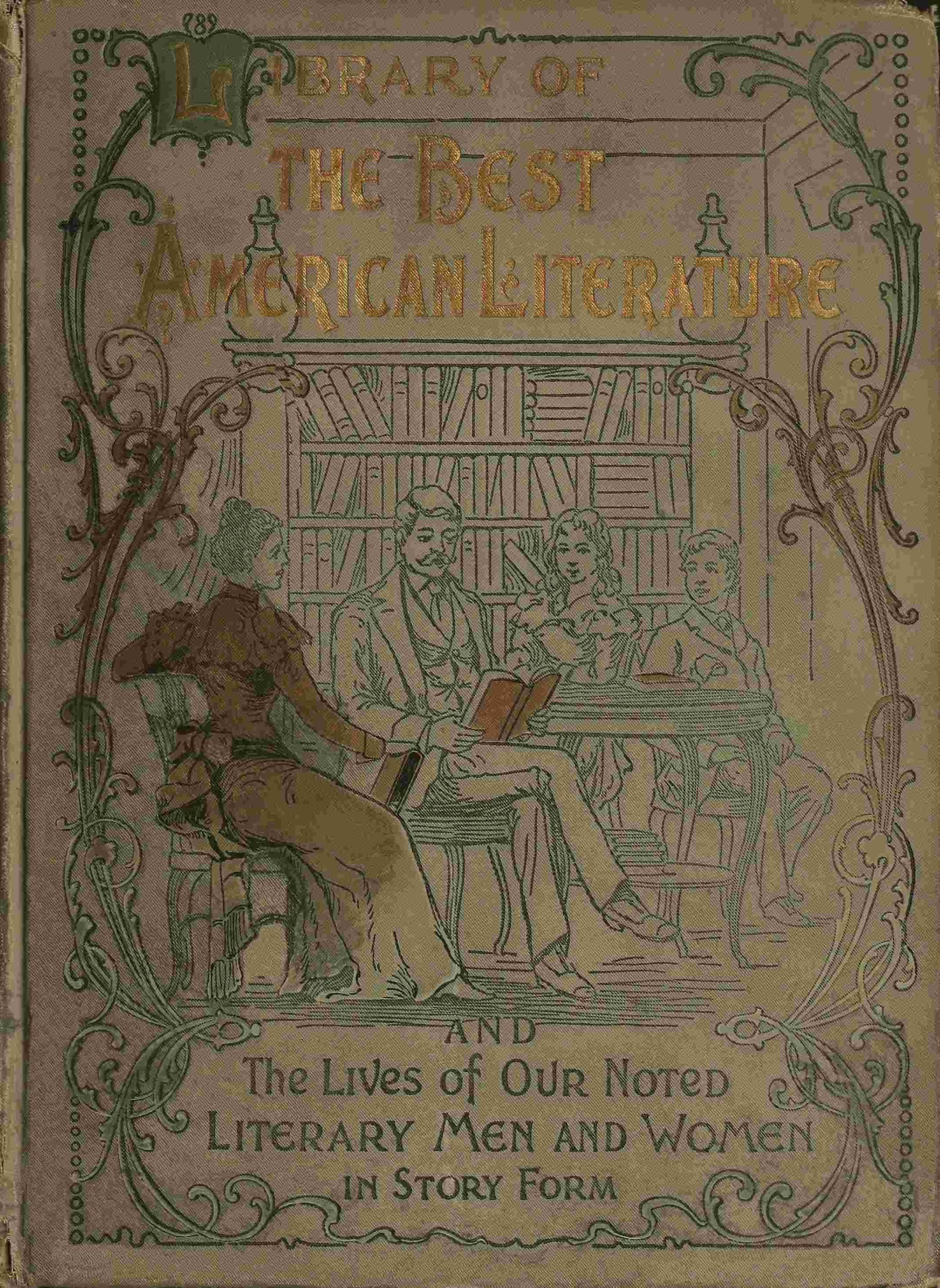جلد کتاب Library of the Best American Literature
