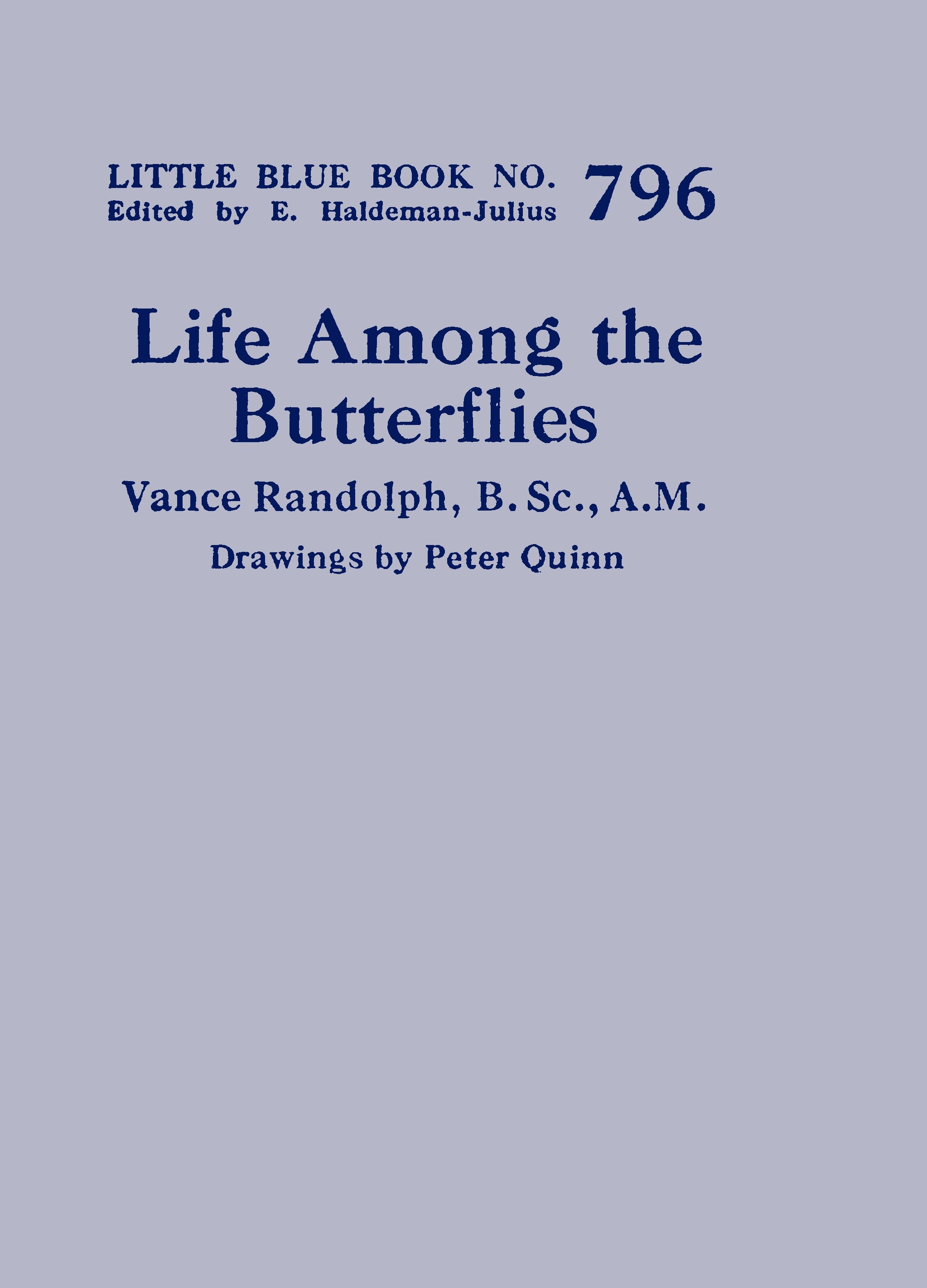 جلد کتاب Life among the Butterflies