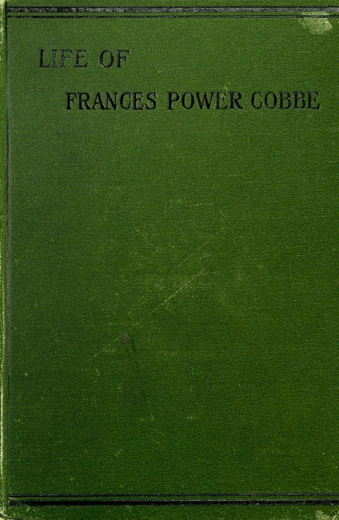 جلد کتاب Life of Frances Power Cobbe, as Told by Herself