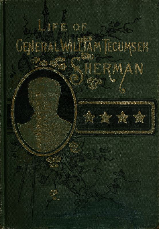جلد کتاب Life of Wm. Tecumseh Sherman