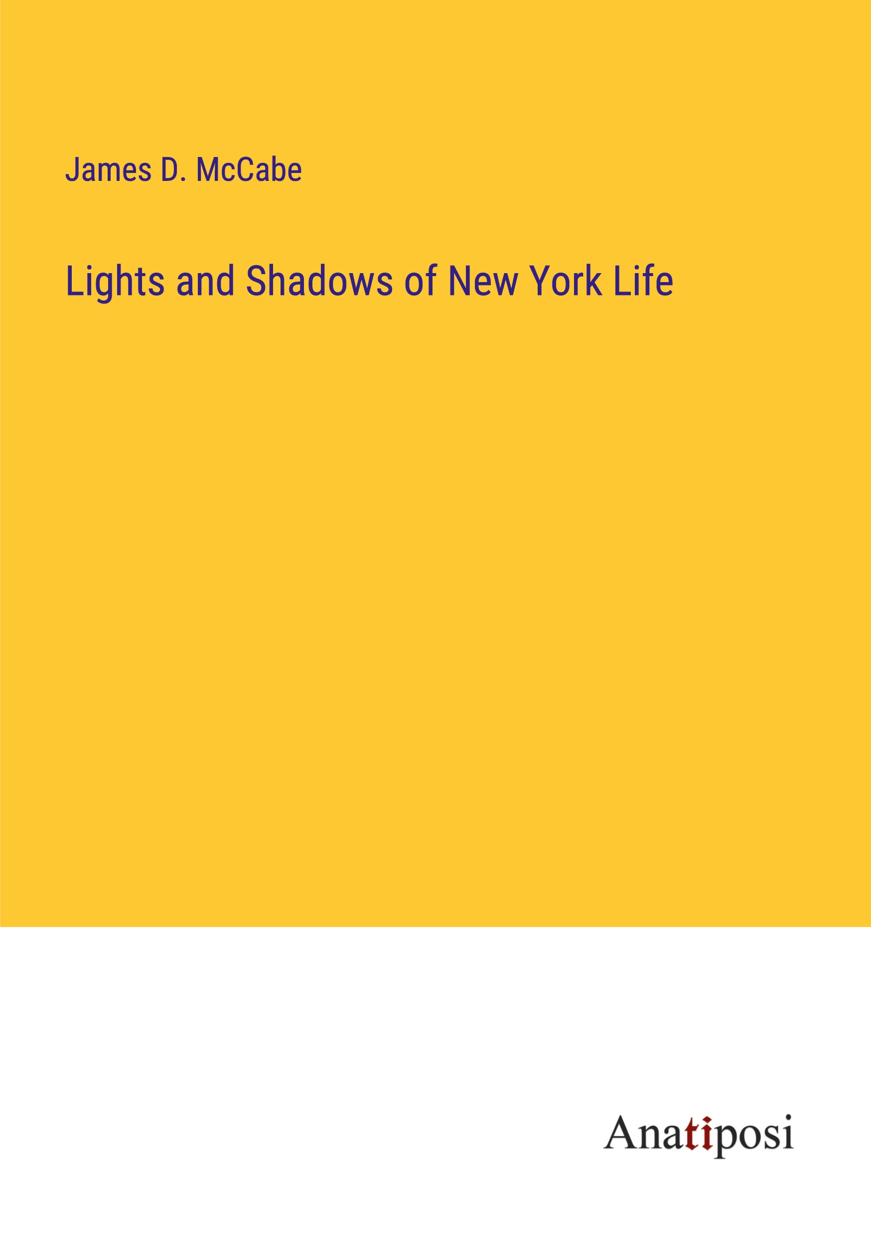 جلد کتاب Lights and Shadows of New York Life