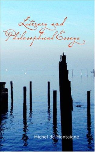 جلد کتاب Literary and Philosophical Essays