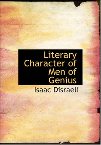 جلد کتاب Literary Character of Men of Genius