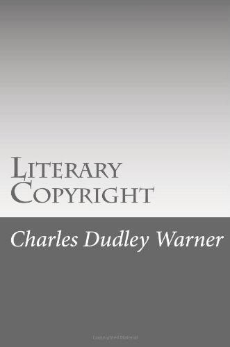 جلد کتاب Literary Copyright