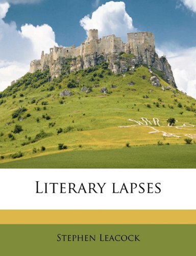 جلد کتاب Literary Lapses