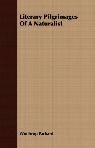 جلد کتاب Literary Pilgrimages of a Naturalist