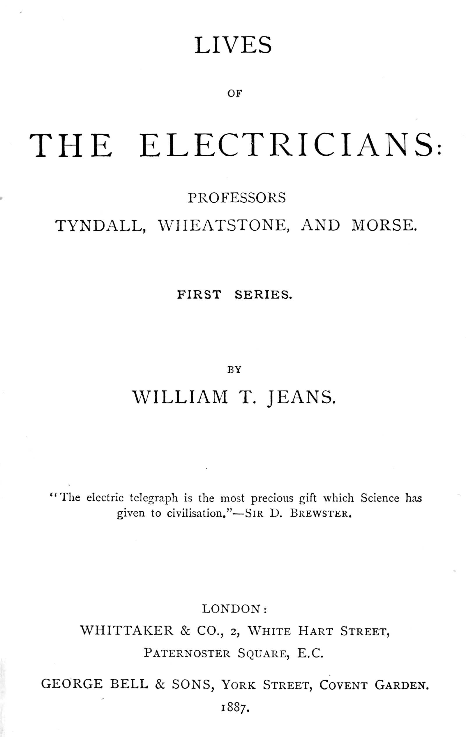 جلد کتاب Lives of the electricians